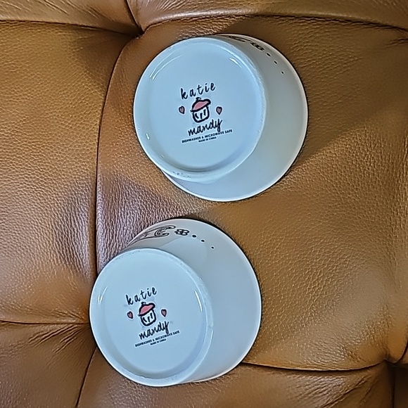 Set of 2 katie Mandy dip bowls inspirational - Picture 5 of 6